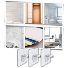 Carica l&#39;immagine nel visualizzatore di Gallery, Staffe adesive per ripiani
