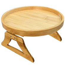 Carica l&#39;immagine nel visualizzatore di Gallery, Tavolo pieghevole con braccioli in legno - Ozerty
