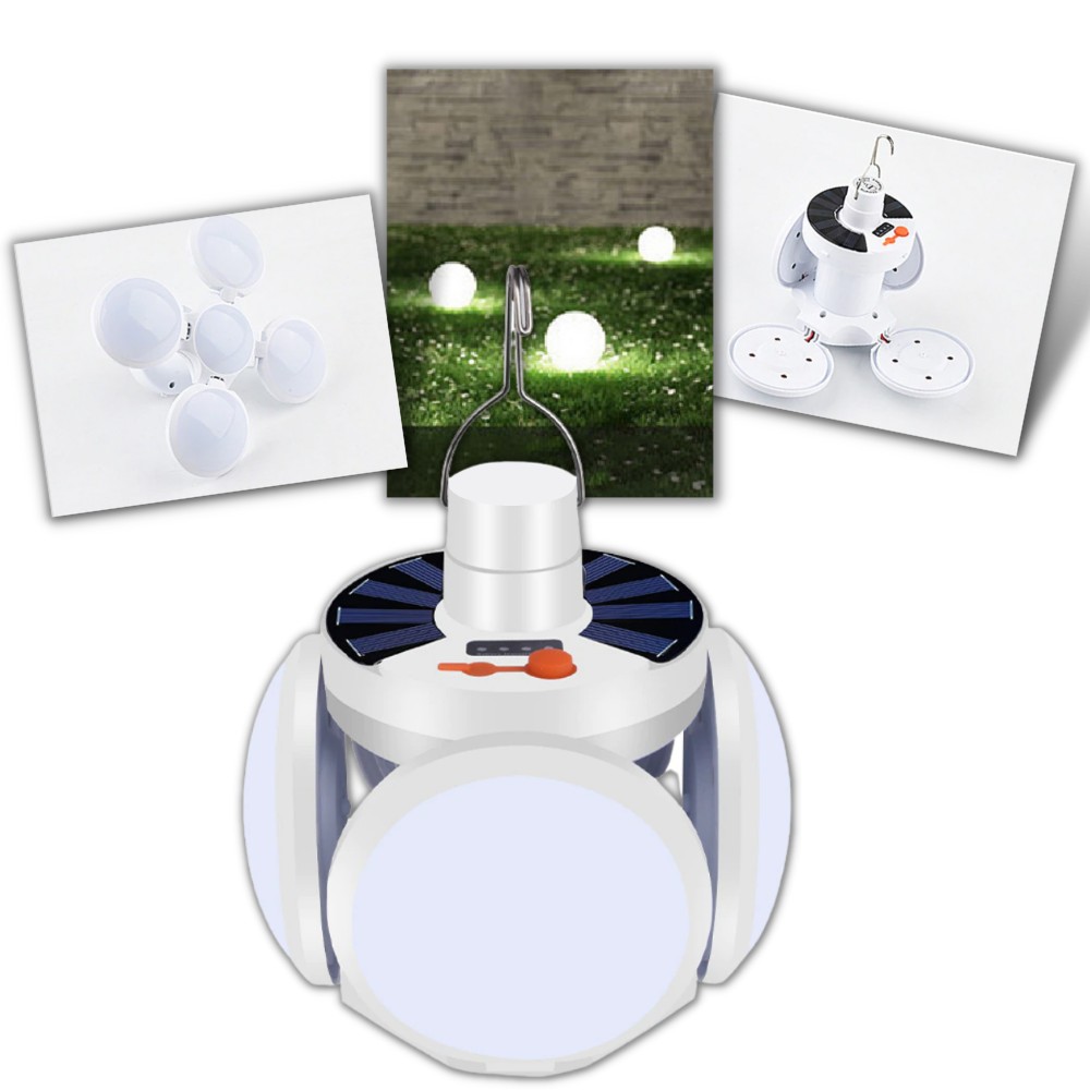 Lampada LED da campeggio ricaricabile - Ozerty