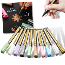 Carica l&#39;immagine nel visualizzatore di Gallery, Confezione da 10 pennarelli colorati metallizzati - Ozerty
