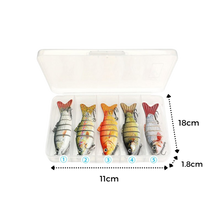 Carica l&#39;immagine nel visualizzatore di Gallery, Set di esche artificiali da pesca oscillanti - Ozerty
