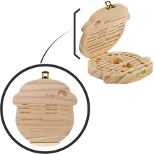 Carica l&#39;immagine nel visualizzatore di Gallery, Scatola di legno per denti da latte
