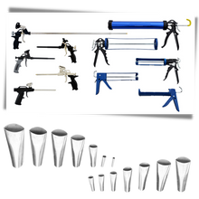 Carica l&#39;immagine nel visualizzatore di Gallery, Set di ugelli per calafataggio in acciaio inossidabile - Ozerty
