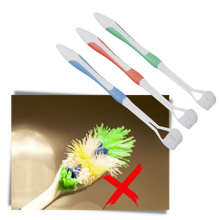 Carica l&#39;immagine nel visualizzatore di Gallery, Spazzolino a tre lati per adulti e bambini - Ozerty
