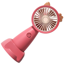 Carica l&#39;immagine nel visualizzatore di Gallery, Mini ventilatore USB con supporto per telefono
