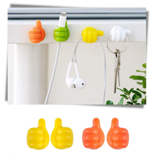 Carica l&#39;immagine nel visualizzatore di Gallery, Confezione da 20 ganci da parete con pollice in su
