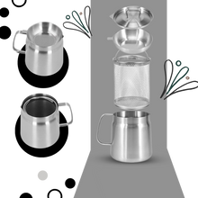 Carica l&#39;immagine nel visualizzatore di Gallery, Pentola per friggere in acciaio inox 2 in 1 - Ozerty
