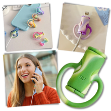 Carica l&#39;immagine nel visualizzatore di Gallery, Avvolgicavo in silicone 2 in 1 - Ozerty
