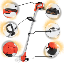 Carica l&#39;immagine nel visualizzatore di Gallery, Tagliaerba a batteria 3 in 1 - Ozerty
