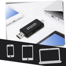 Carica l&#39;immagine nel visualizzatore di Gallery, Lettore di schede di memoria SD 3 in 1
