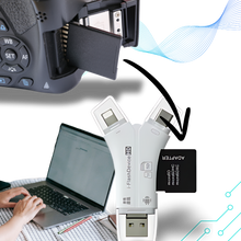 Carica l&#39;immagine nel visualizzatore di Gallery, USB 4-in-1 per telefoni - Ozerty
