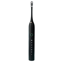 Carica l&#39;immagine nel visualizzatore di Gallery, Spazzolino elettrico sonico per adulti -Nero - Ozerty
