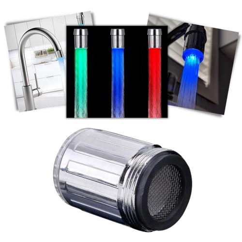Ugello del rubinetto con sensore di temperatura che cambia colore - Ozerty