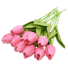 Carica l&#39;immagine nel visualizzatore di Gallery, Fiore di tulipano artificiale (10 pezzi)
