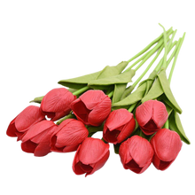 Carica l&#39;immagine nel visualizzatore di Gallery, Fiore di tulipano artificiale (10 pezzi)
