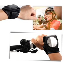 Carica l&#39;immagine nel visualizzatore di Gallery, Specchietto retrovisore da polso per bicicletta - Ozerty
