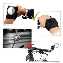 Carica l&#39;immagine nel visualizzatore di Gallery, Specchietto retrovisore da polso per bicicletta - Ozerty
