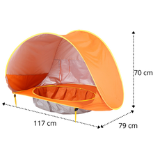 Carica l&#39;immagine nel visualizzatore di Gallery, Tenda da spiaggia portatile per bambini con mini piscina - Ozerty
