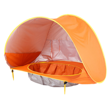 Carica l&#39;immagine nel visualizzatore di Gallery, Tenda da spiaggia portatile per bambini con mini piscina
