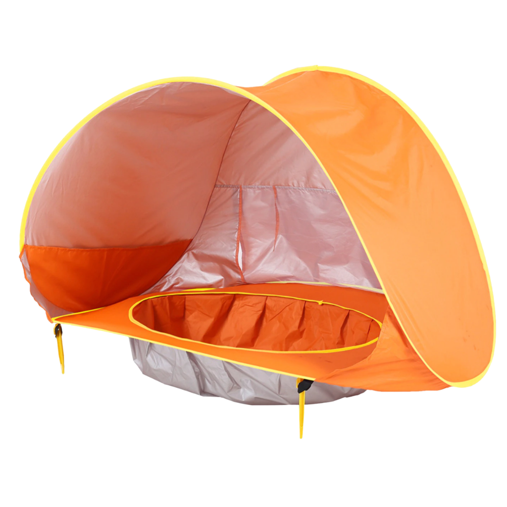 Tenda da spiaggia portatile per bambini con mini piscina