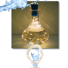 Carica l&#39;immagine nel visualizzatore di Gallery, Stringa di luce LED bottiglie con tappo di sughero (confezione da 3)

