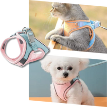 Carica l&#39;immagine nel visualizzatore di Gallery, Set imbracatura e guinzaglio per animali - Ozerty

