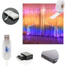 Carica l&#39;immagine nel visualizzatore di Gallery, Luci fatate per tende con telecomando - Ozerty
