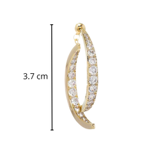 Carica l&#39;immagine nel visualizzatore di Gallery, Orecchini a croce in argento/oro - Ozerty
