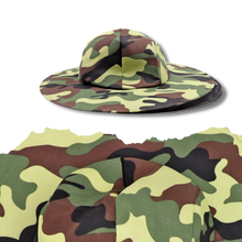 Carica l&#39;immagine nel visualizzatore di Gallery, Cappello da apicoltura mimetico con velo di nylon a rete
