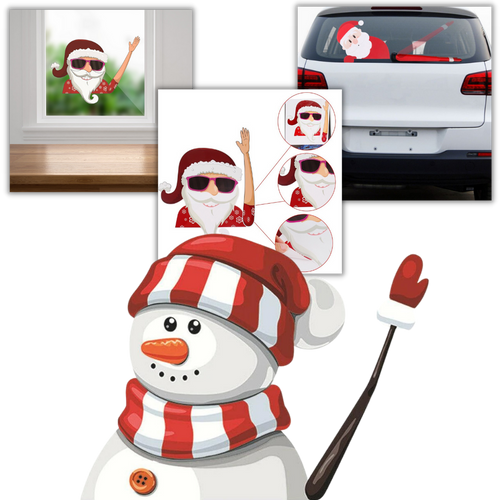 Adesivo per tergicristalli di natale - Ozerty