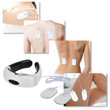 Carica l&#39;immagine nel visualizzatore di Gallery, Massaggiatore circolare per il collo a trazione con riscaldamento a infrarossi  - Ozerty

