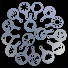 Carica l&#39;immagine nel visualizzatore di Gallery, Stencil per caffè (16 pezzi) - Ozerty
