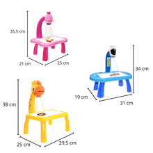Carica l&#39;immagine nel visualizzatore di Gallery, Tavolo da disegno di proiezione per bambini - Ozerty
