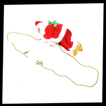 Carica l&#39;immagine nel visualizzatore di Gallery, Decorazione Babbo Natale elettrico rampicante  - Ozerty
