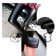 Carica l&#39;immagine nel visualizzatore di Gallery, Pantaloni in ecopelle a vita alta - Ozerty
