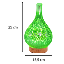 Carica l&#39;immagine nel visualizzatore di Gallery, Diffusore di olio essenziale con vaso a forma di fuochi d&#39;artificio - Ozerty
