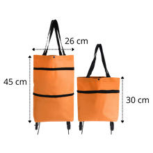 Carica l&#39;immagine nel visualizzatore di Gallery, Trolley pieghevole borsa della spesa 30L - Ozerty
