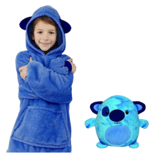 Carica l&#39;immagine nel visualizzatore di Gallery, 2 in 1 felpa con cappuccio peluche pieghevole - Ozerty
