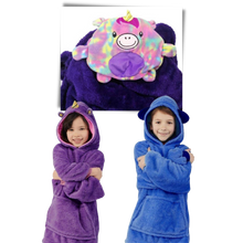 Carica l&#39;immagine nel visualizzatore di Gallery, 2 in 1 felpa con cappuccio peluche pieghevole - Ozerty
