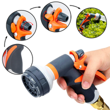 Carica l&#39;immagine nel visualizzatore di Gallery, Pistola a spruzzo per tubo da giardino con 8 modalità - Ozerty
