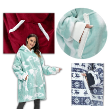 Carica l&#39;immagine nel visualizzatore di Gallery, Felpa con cappuccio e coperta gigante
