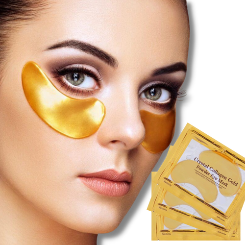 Maschera per gli occhi al collagene d'oro 24K (20 paia) - Ozerty