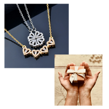Carica l&#39;immagine nel visualizzatore di Gallery, Collana a forma di cuore a quattro foglie - Ozerty
