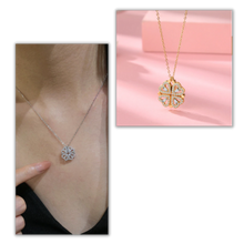 Carica l&#39;immagine nel visualizzatore di Gallery, Collana a forma di cuore a quattro foglie - Ozerty

