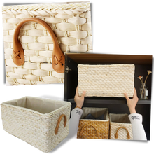 Carica l&#39;immagine nel visualizzatore di Gallery, Cestino di vimini intrecciato a mano - Ozerty
