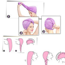 Carica l&#39;immagine nel visualizzatore di Gallery, Asciugamano per capelli asciutto istantaneo - Ozerty
