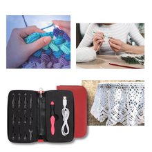 Carica l&#39;immagine nel visualizzatore di Gallery, Set di uncinetti ergonomici a LED - Ozerty
