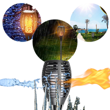 Carica l&#39;immagine nel visualizzatore di Gallery, Torcia luminosa solare a LED con fiamma tremolante - Ozerty
