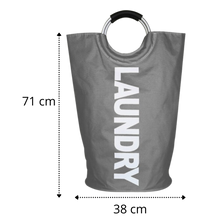 Carica l&#39;immagine nel visualizzatore di Gallery, Borsa pieghevole per il cesto della biancheria con manici - Ozerty
