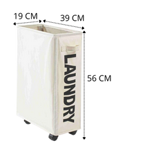 Carica l&#39;immagine nel visualizzatore di Gallery, Cestino da bucato portatile con ruote - Ozerty
